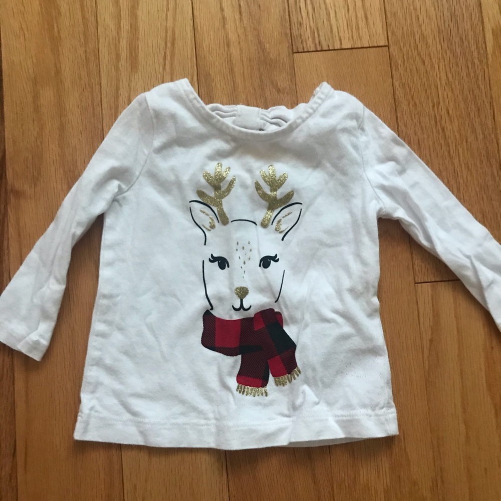 Carters reindeer top
